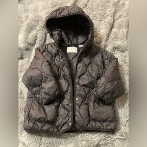 Kids Black Quilted ZARA Jacket Size 4/5
